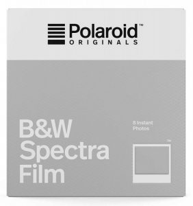 SW-Film für Polaroid Image Kameras - weißer Bildhintergrund