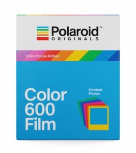 Farbfilm für alle Polaroid 600er - verschiedenfarbiger Hintergrund