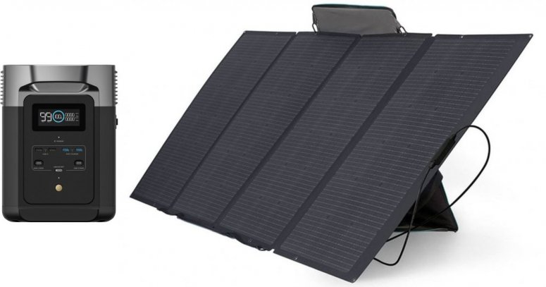 EcoFlow DELTA 2 mit Solarpanel