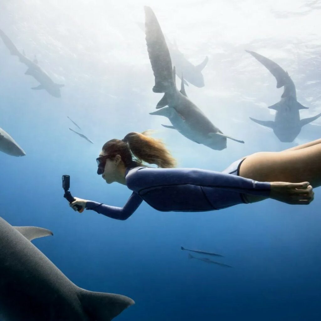 DJI Osmo Action 4 im Einsatz unter Wasser