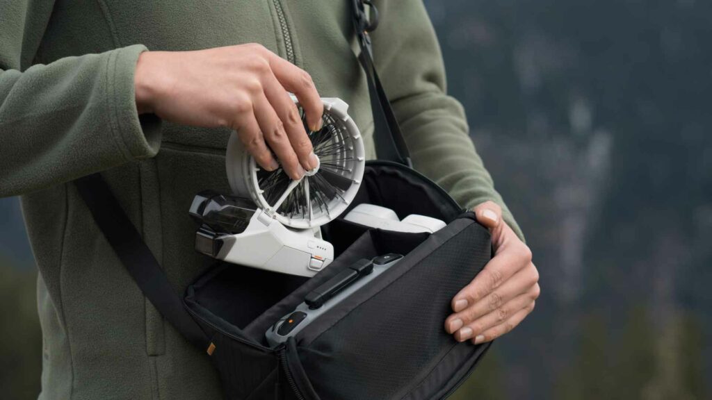 Transport der DJI Flip in einer passenden Tasche