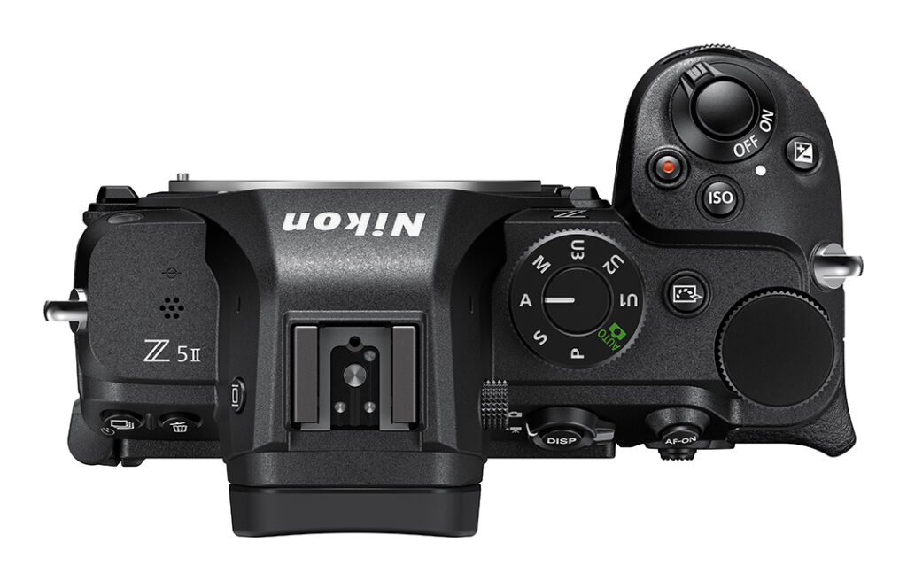 Nikon Z5II Draufsicht.