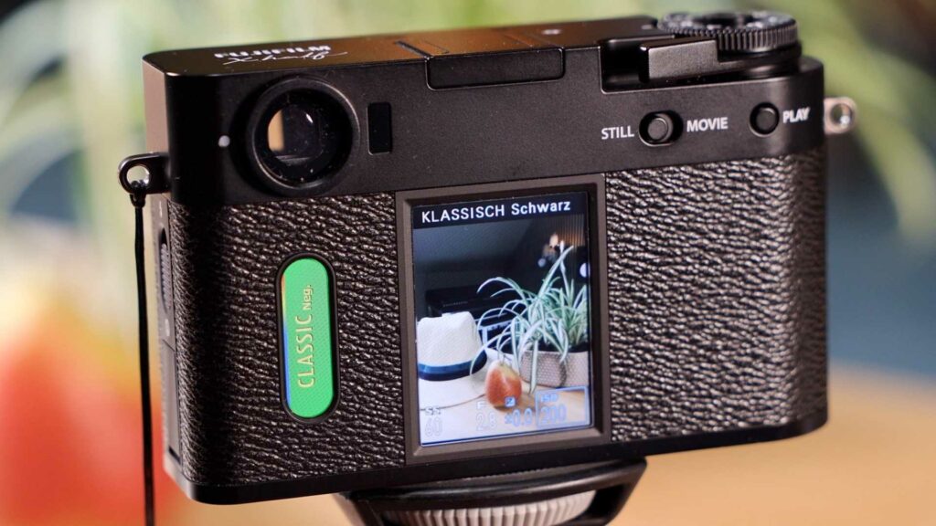 Fujifilm X-Half Liveview am Display