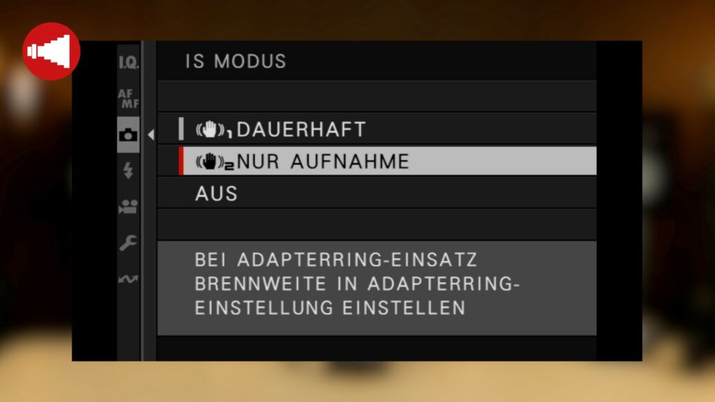 Einstellungen zur Maximierung der Akkulaufzeit der X-E5