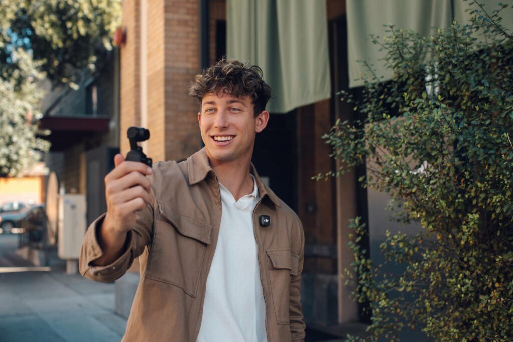 DJI Mic 3 im Einsatz beim Vlogging