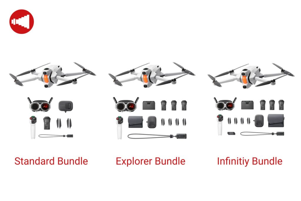 Antigravity A1 Bundles: Standard, Explorer, Infinity