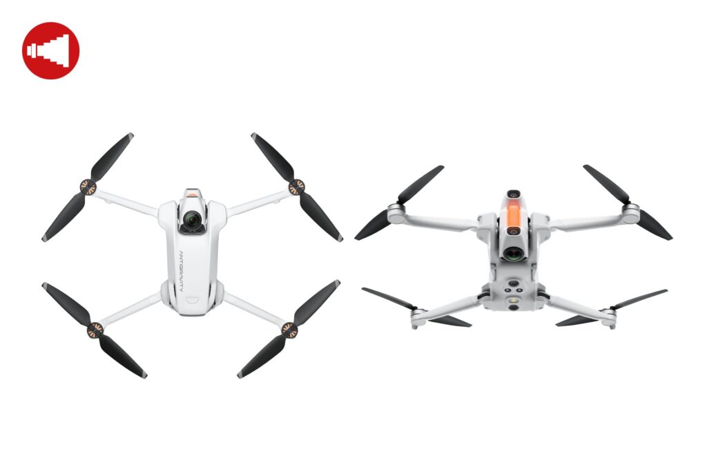 Antigravity A1 Draufsicht und Unterseite