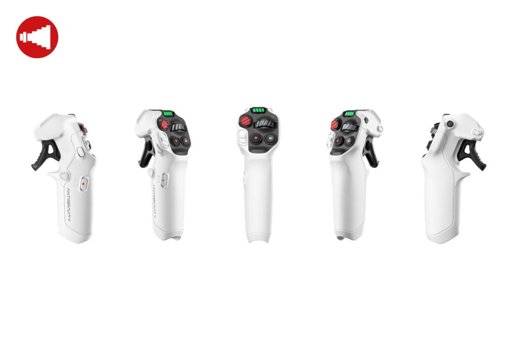 Antigravity A1 Grip Motion Controller in mehreren Ansichten