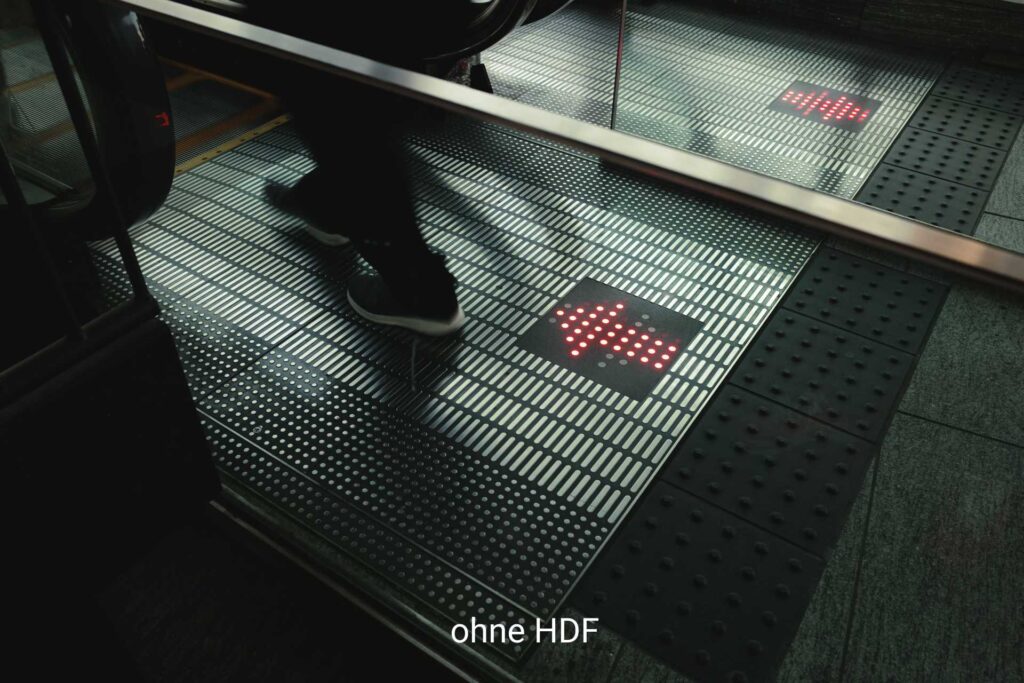 Beispielaufnahme ohne HDF