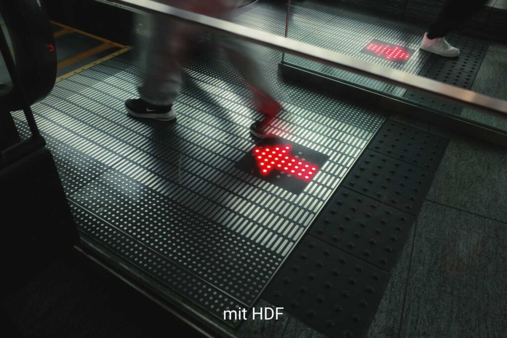 Beispielaufnahme mit HDF