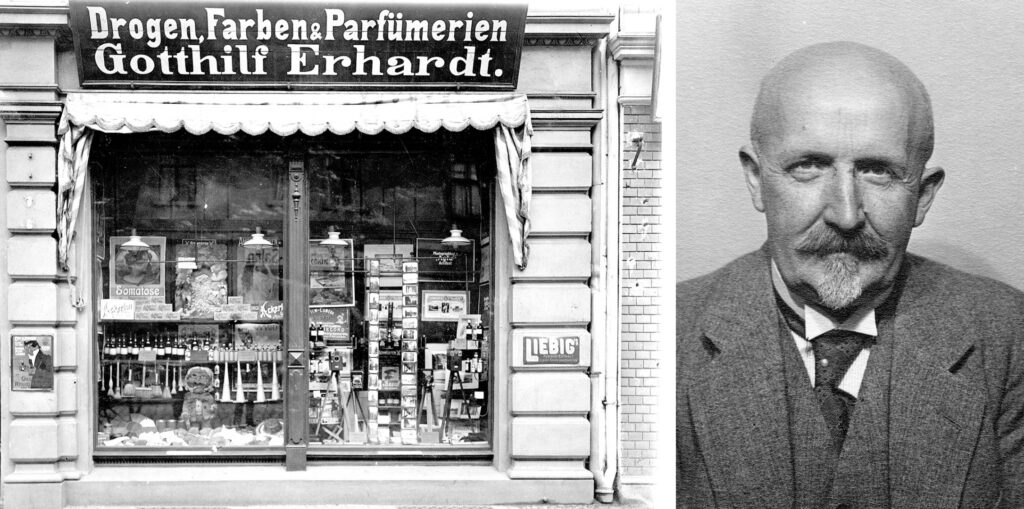 Gotthilf Erhardt und das erste Fotofachgeschäft in Brandenburg 1903.
