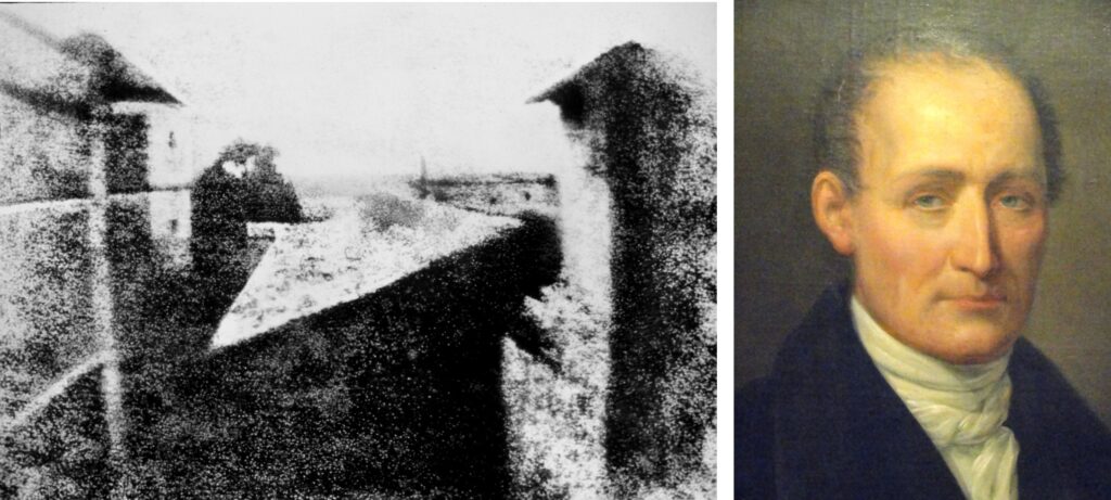 Joseph Nicéphore Niépce und das erste Foto von 1826