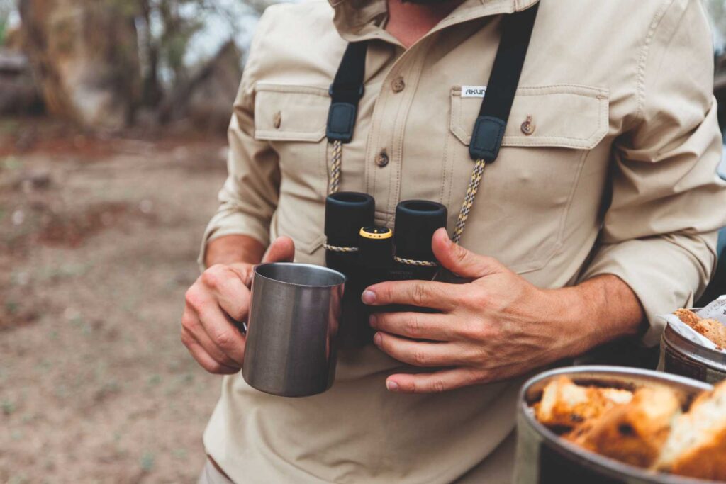Swarovski CL Companion  im Einsatz beim einem Safari.