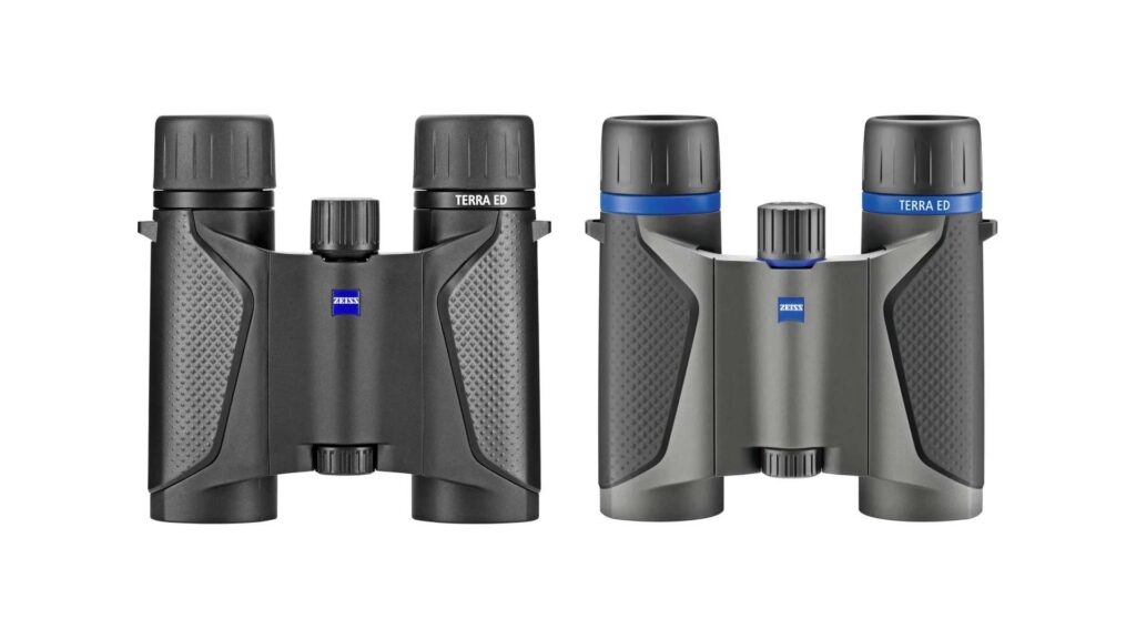 Zeiss Terra ED Pocket Ferngläser in zwei Farbvarianten: schwarz, grau